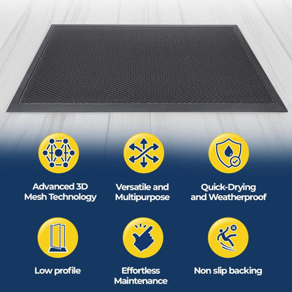 Vantally Muddy Mesh Mat